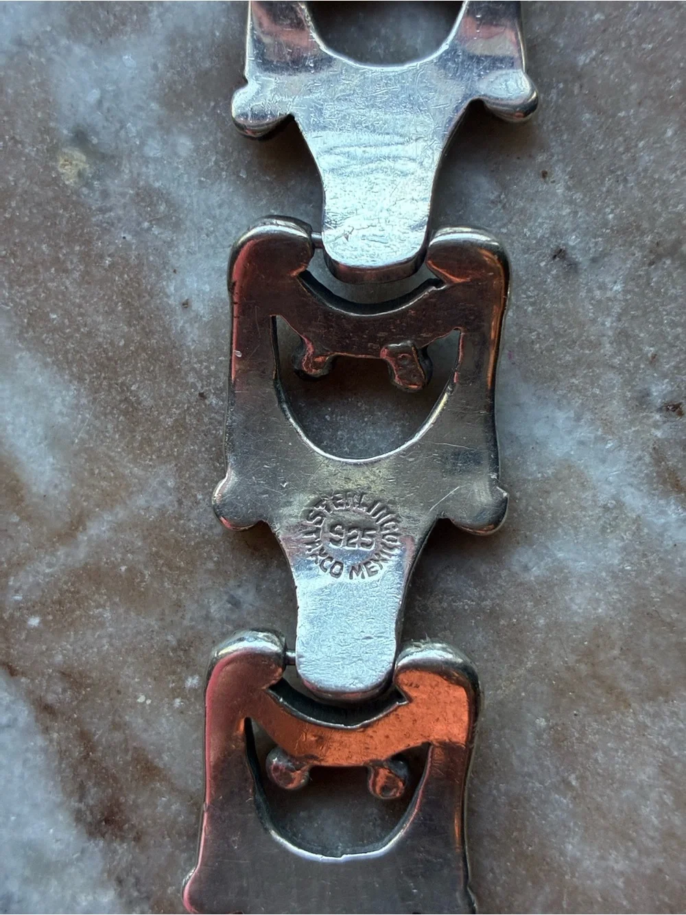 Sterling silver bracelet from Taxco Mexico